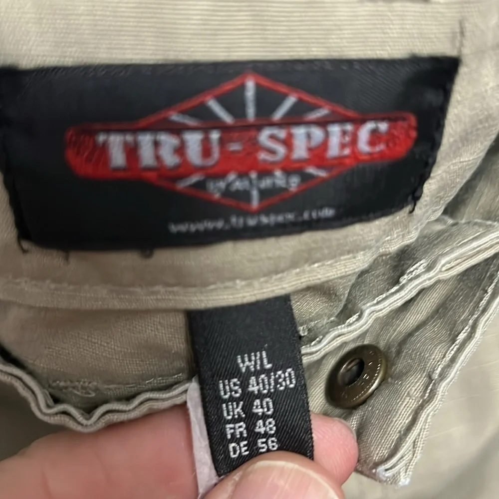 Tru-spec tan tactical pants 40x30